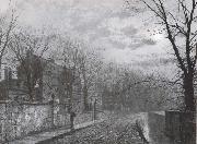 Atkinson Grimshaw St Anne-s Lane,Headingley oil